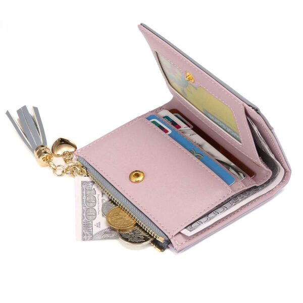 Leather women's purse