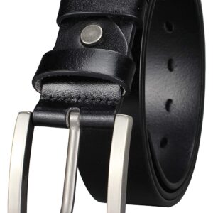 Men's classic leather belt