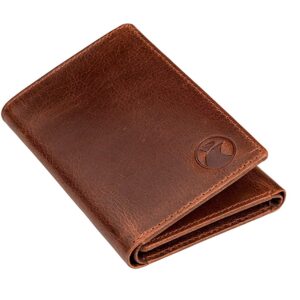Men's leather Tri-Fold wallet