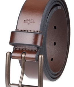 Men's leather casual belt