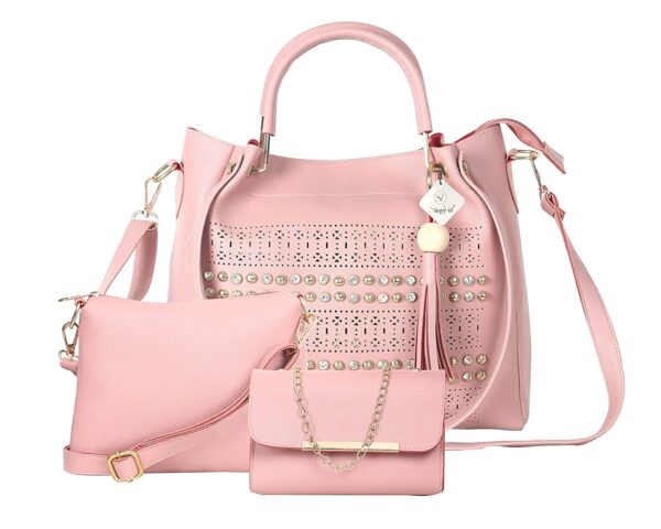 WOMEN'S CUT WORK leather handbag