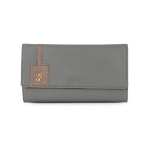 faux leather 3 fold wallet