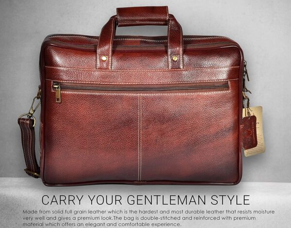 leather messenger bag for men