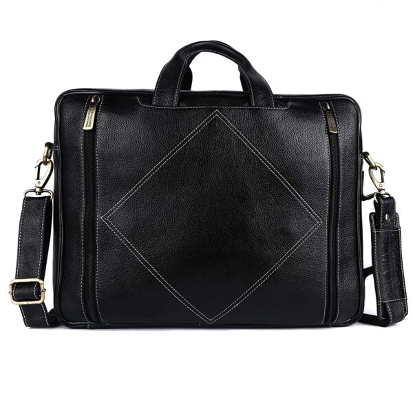 Original Leather 3 in 1 Laptop Messenger Bag Cum Backpack - Image 2