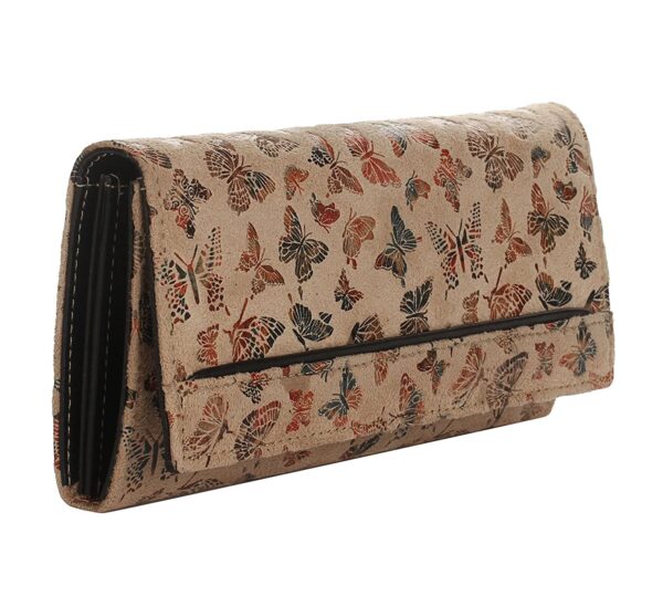 Women's Butterfly Pattern Leather Wallet - Image 2