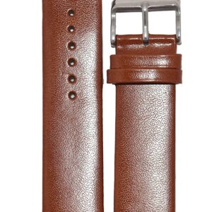 22mm Leather Watch Strap (Tan)