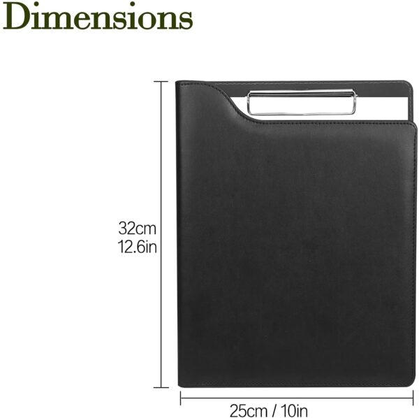 Leather Conference Folder Business Padfolio Portfolio Case - Image 2