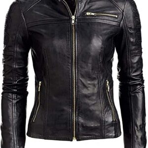 Classic rider leather jacket