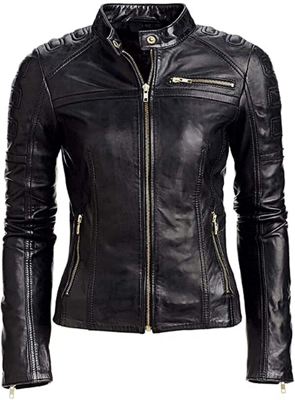 Classic rider leather jacket