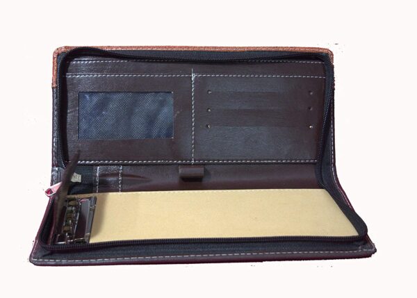 Document Bag LEATHERITE Cheque Book Holder