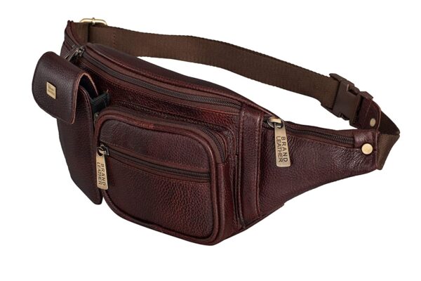 Elegant Style Travel Pouch Passport Holder with Adjustable Strap
