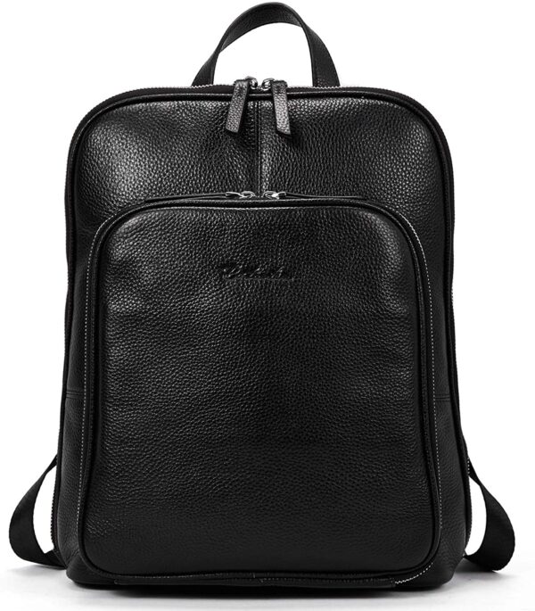 Genuine Leather Backpack Purse Casual
