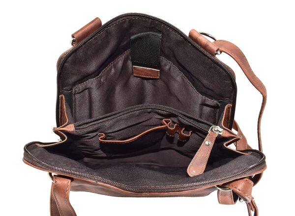 Genuine Leather Backpack cum Handbag