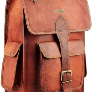 Genuine Leather Backpack for Women and Mens Leather backpack