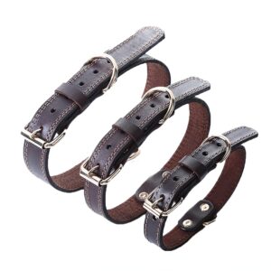 Genuine Leather Dog Collar , Well Cushioned , Best for Your Dogs