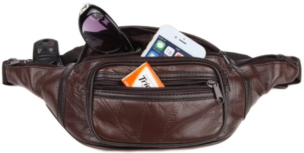 Genuine Leather Lambskin Waist Bag Fanny Pack