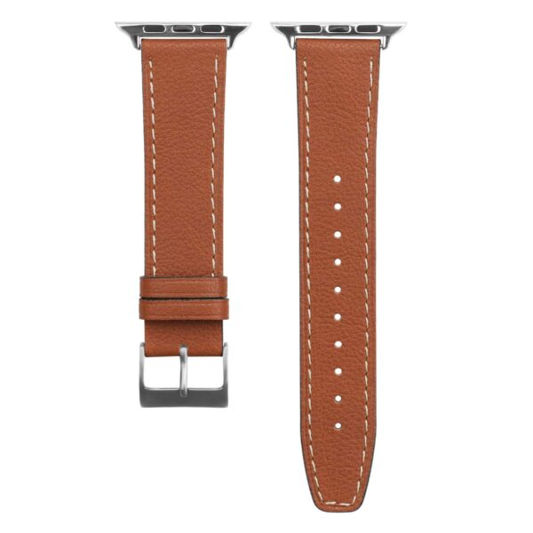 Genuine Leather Replacement Band Compatible with Apple Watch