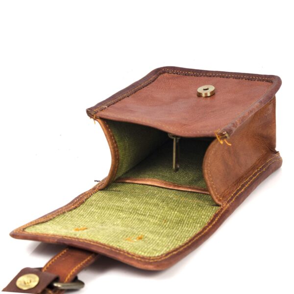Genuine Leather Waist Mobile Pouch for Men - Image 2