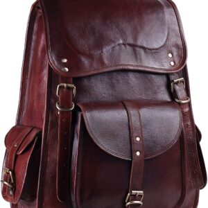 Handmade Leather Laptop Backpack