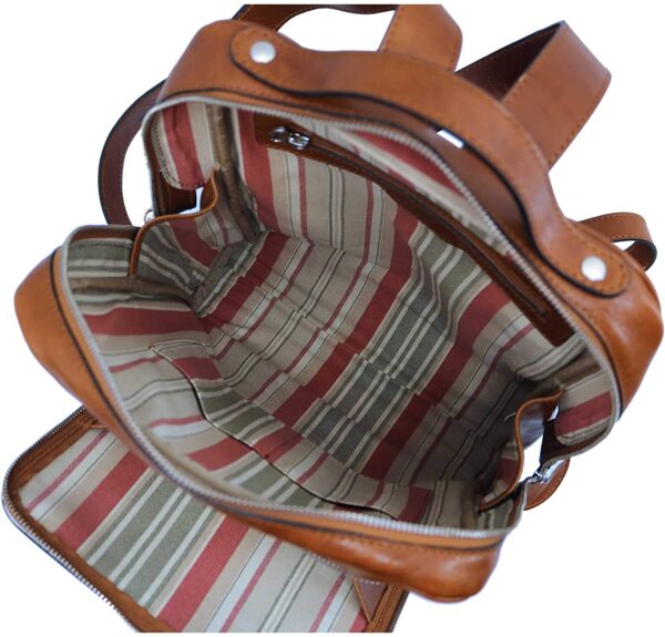 Italian Leather Backpack Knapsack Satchel Women's Bag