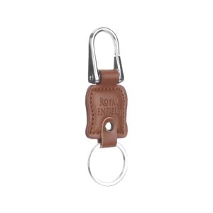Leather Classic Keychain, Keyring For Royal Bullet Enfield Motorcycle Bike