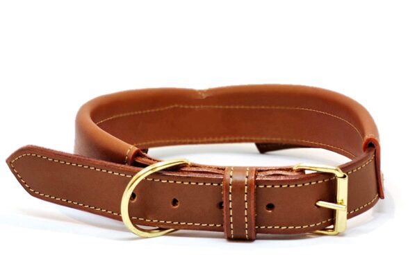 Genuine Leather Dog Collar - Collar Style - Image 2