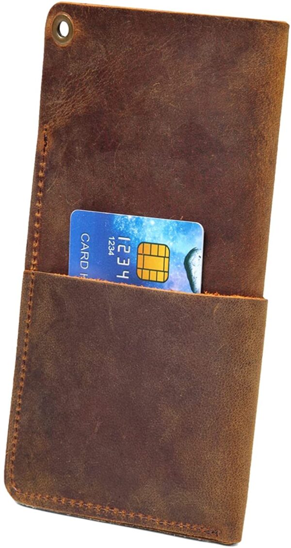 Soft Leather Eyeglass Case Pouch - Image 2