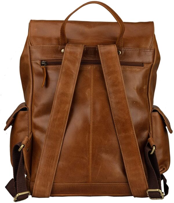 Leather Hiking Backpack Men & women