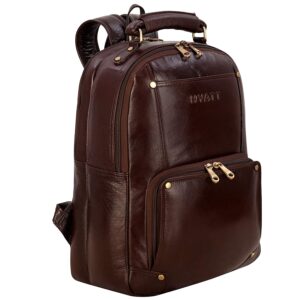Leather Laptop Backpacks Bag for men and women