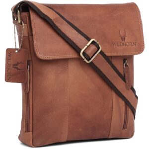 Leather Messenger Bag for Men & women