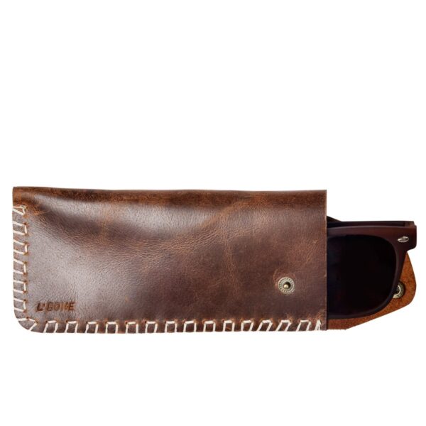 Leather Sleek Cover for Eye Glass spectacle pouch