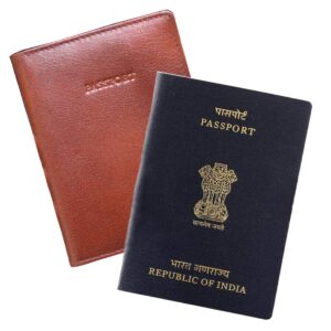 Leather Unisex Passport Holder
