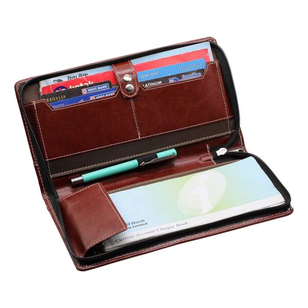 Leatherite Chequebook Card Holder