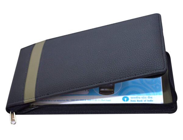 PU Unisex Chequebook Case