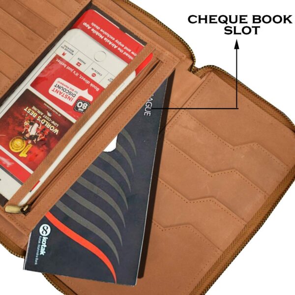Leather Unisex Passport Holder - Image 2