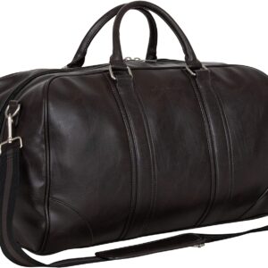 Travel Duffel Vegan Leather Weekender Carry-On Duffle Luggage