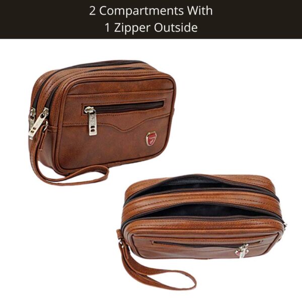 Travel Sling Pouch Bag Leather Multipurpose Bag High-Capacity Pouch Bags