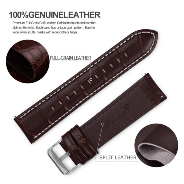 Watch Strap with Stainless Metal Clasp