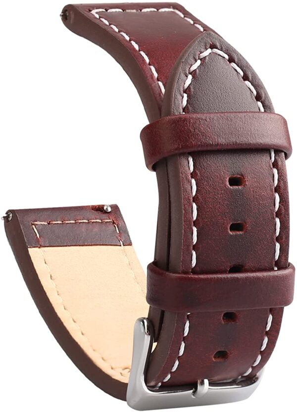 Waterproof Leather Watch Strap