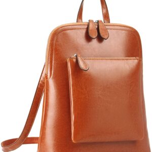 Women Leather Backpack Casual Daypack Sling Purse for Ladies and Girls