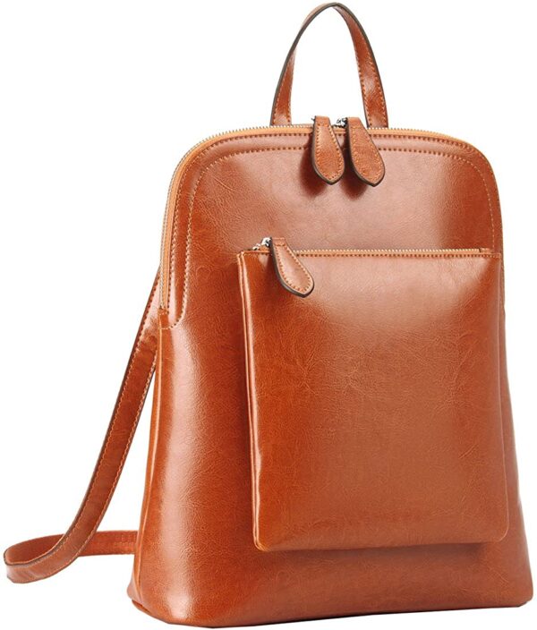 Women Leather Backpack Casual Daypack Sling Purse for Ladies and Girls