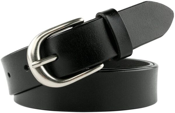 Women Leather Belt for Jeans Pants Plus Size Western Design Belt