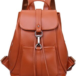 Women Real Genuine Leather Backpack Purse
