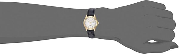 Womens Watch, Stainless Steel with Leather strap