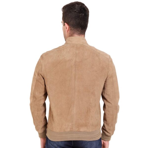 Men Genuine Real Leather Jacket - Image 2