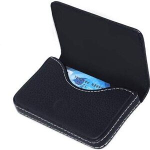 stylish leather pocket sized credit card holder